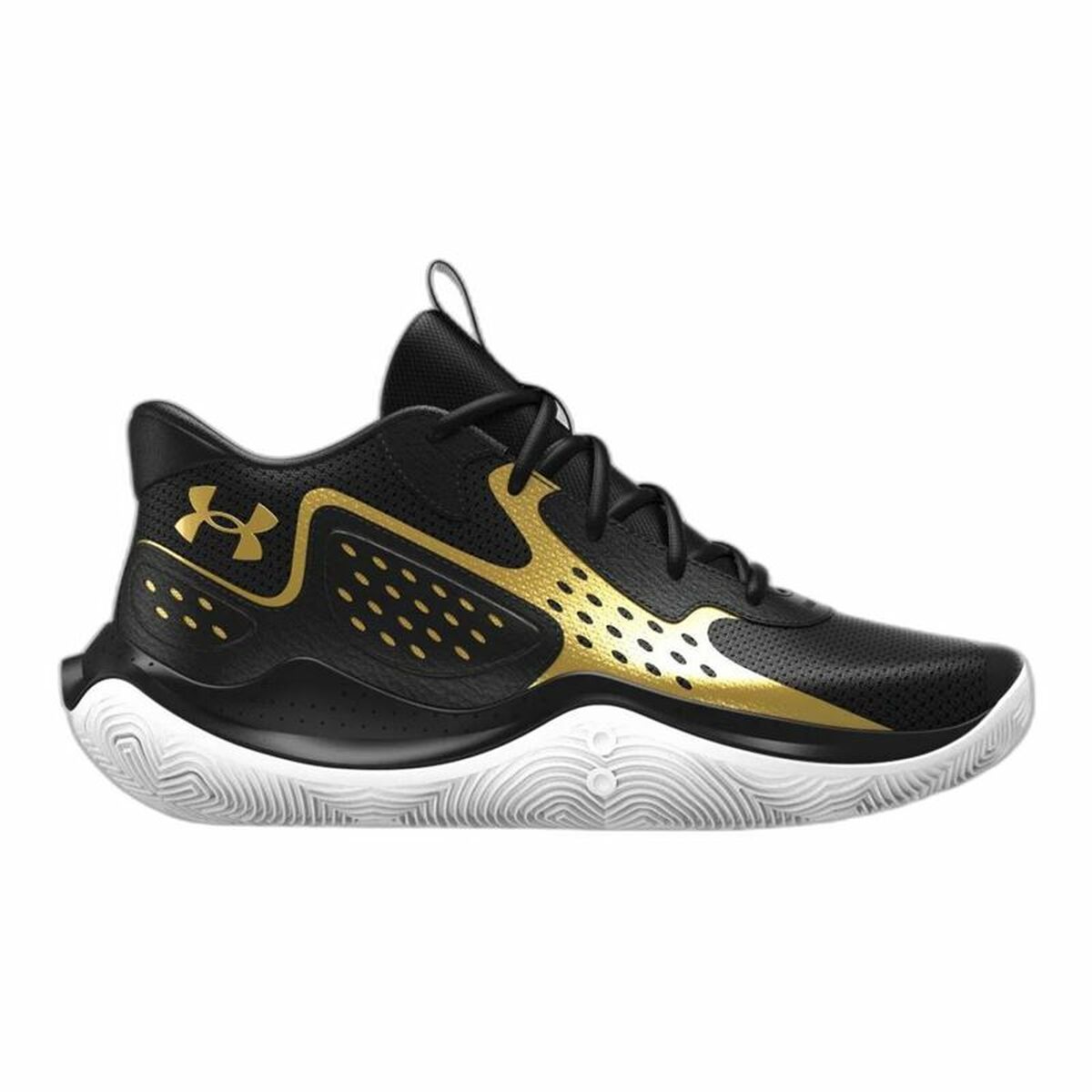 Under Armour Jet '23 Basketball Shoes – Black | Lightweight, Durable & Court-Ready - Never Give Up Fit & Healthy