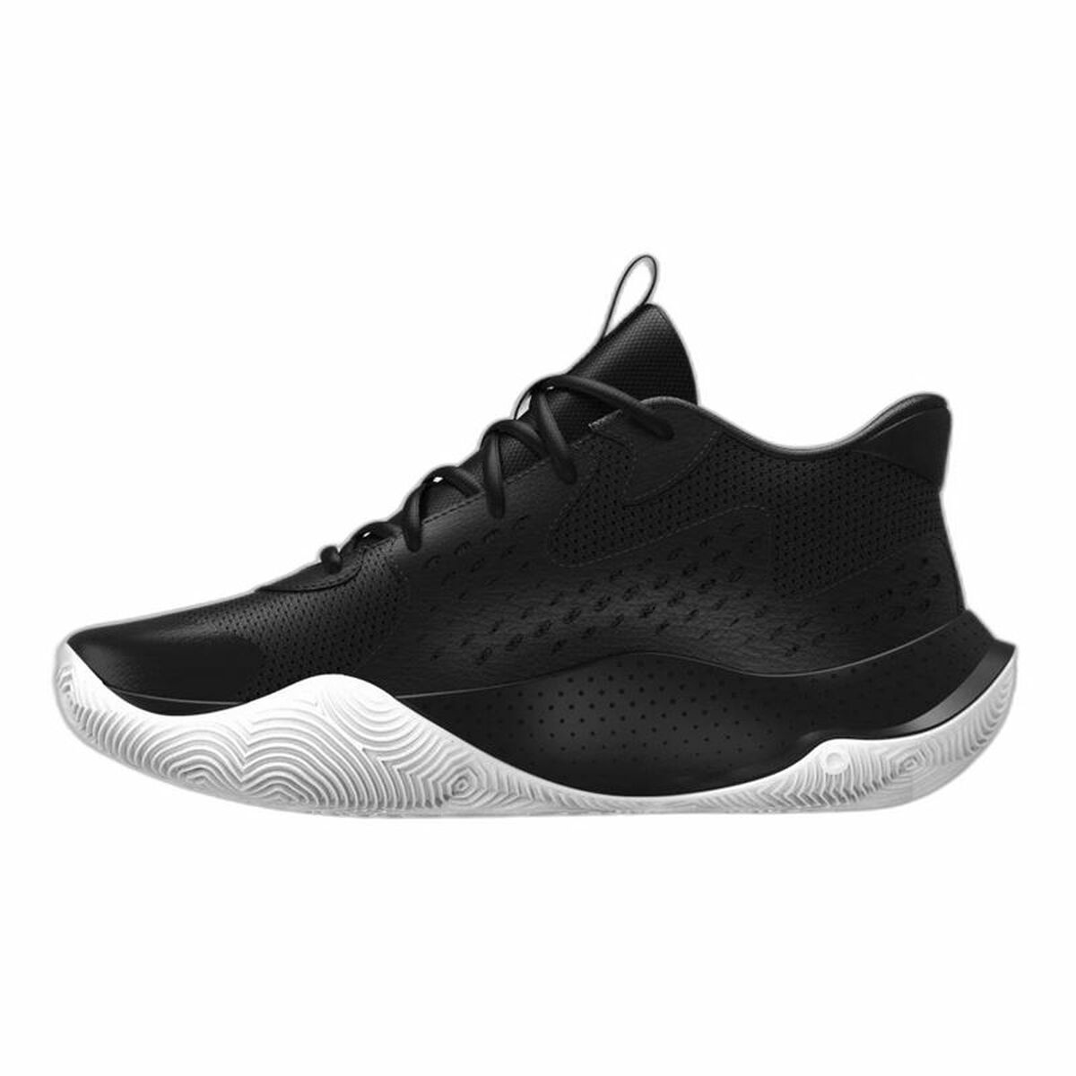 Under Armour Jet '23 Basketball Shoes – Black | Lightweight, Durable & Court-Ready - Never Give Up Fit & Healthy