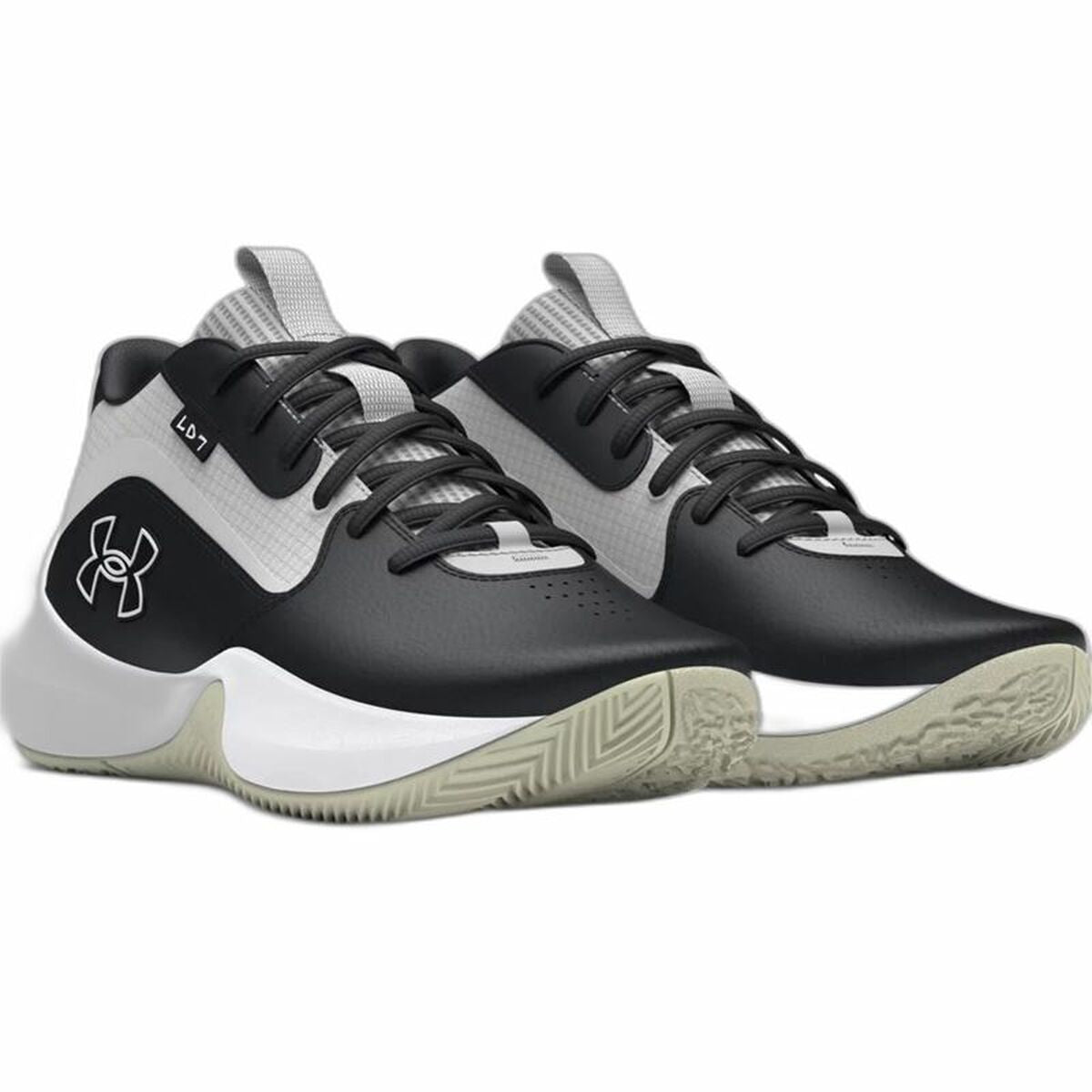 Under Armour Lockdown 7 Basketball Shoes – Black | Lightweight, Durable & Game-Ready - Never Give Up Fit & Healthy