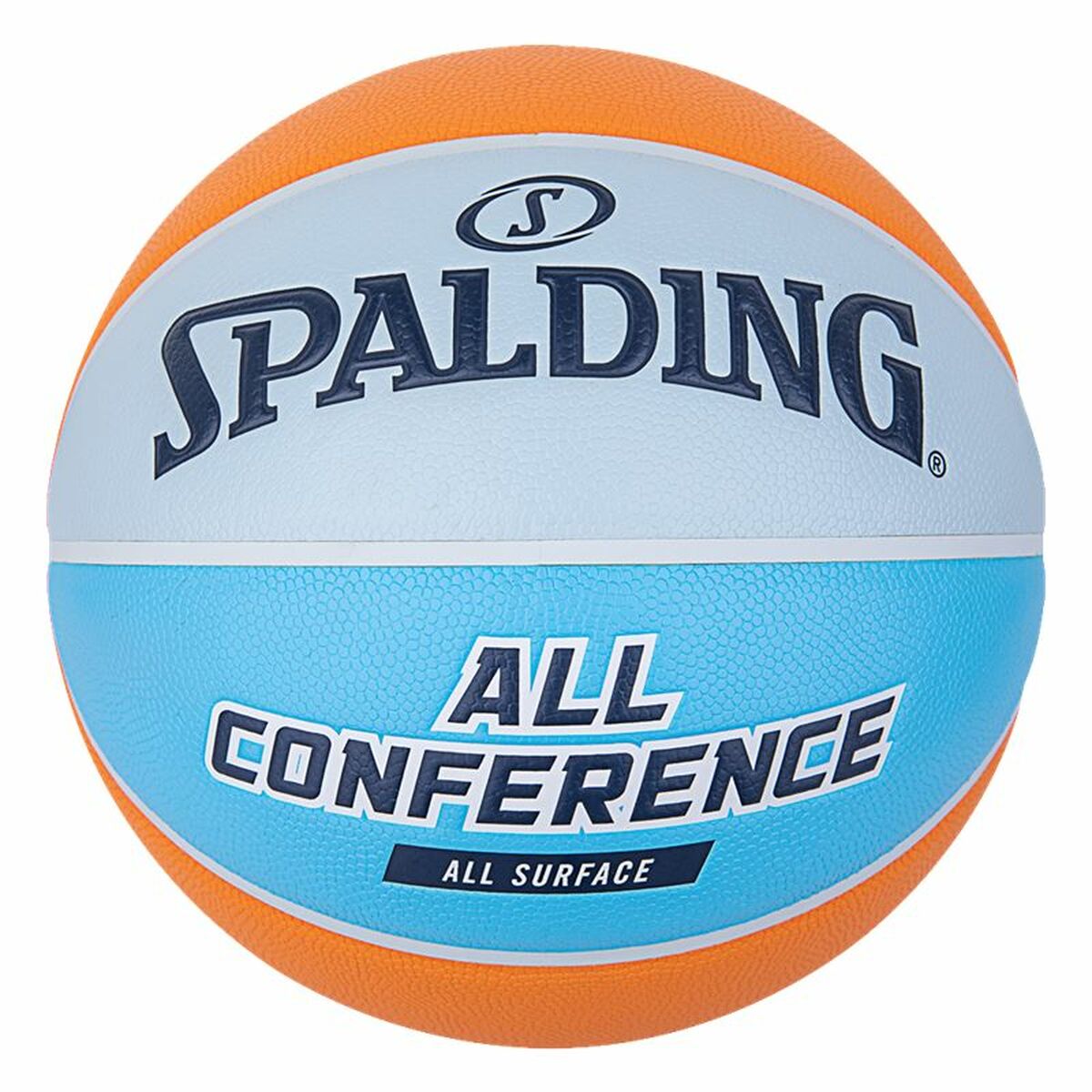 Spalding All Conference Basketball – Multicolour | Size 7 | Durable, Versatile & Court-Ready - Never Give Up Fit & Healthy