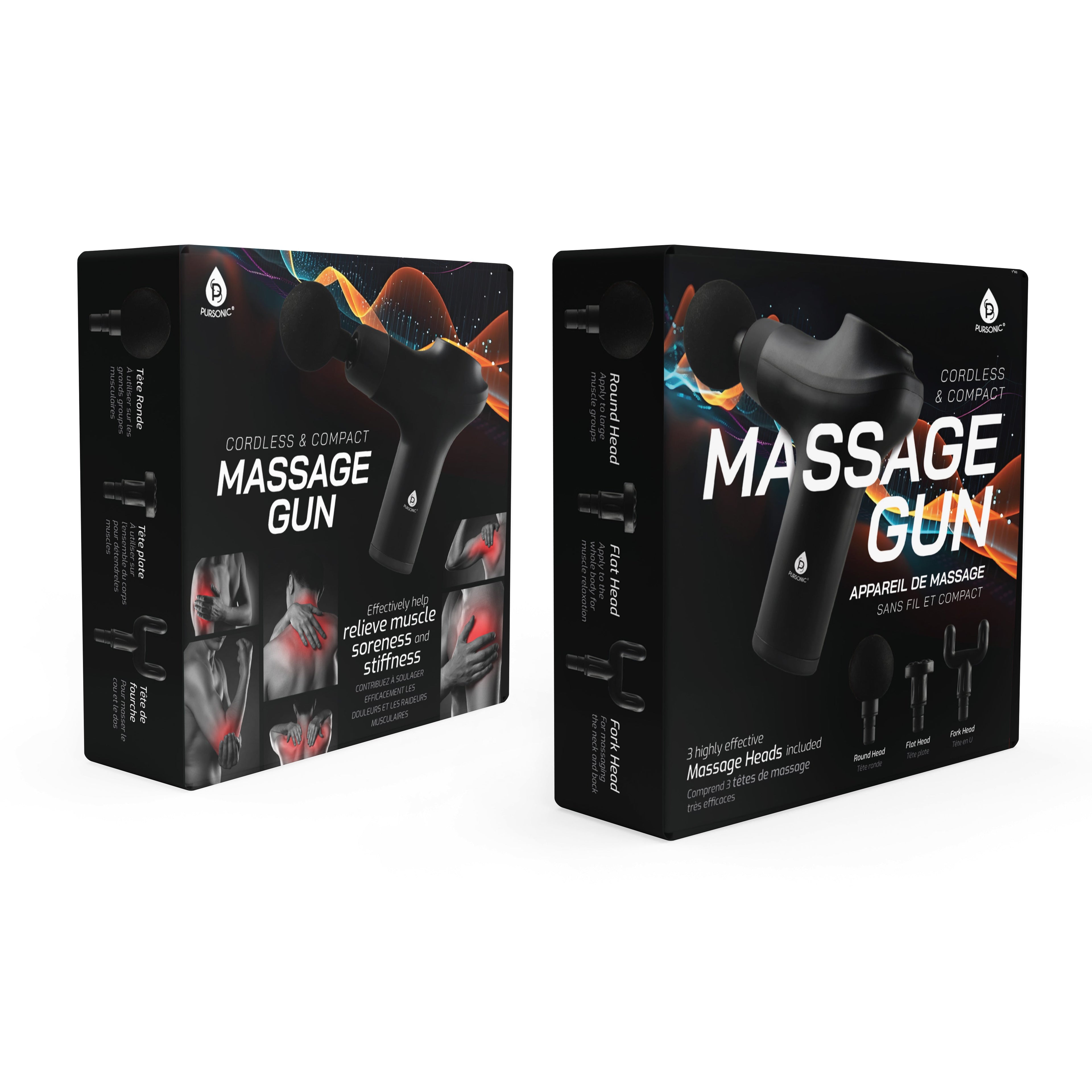 3 Speed Cordless & Rechargeable Professional Massage Gun - Never Give Up Fit & Healthy