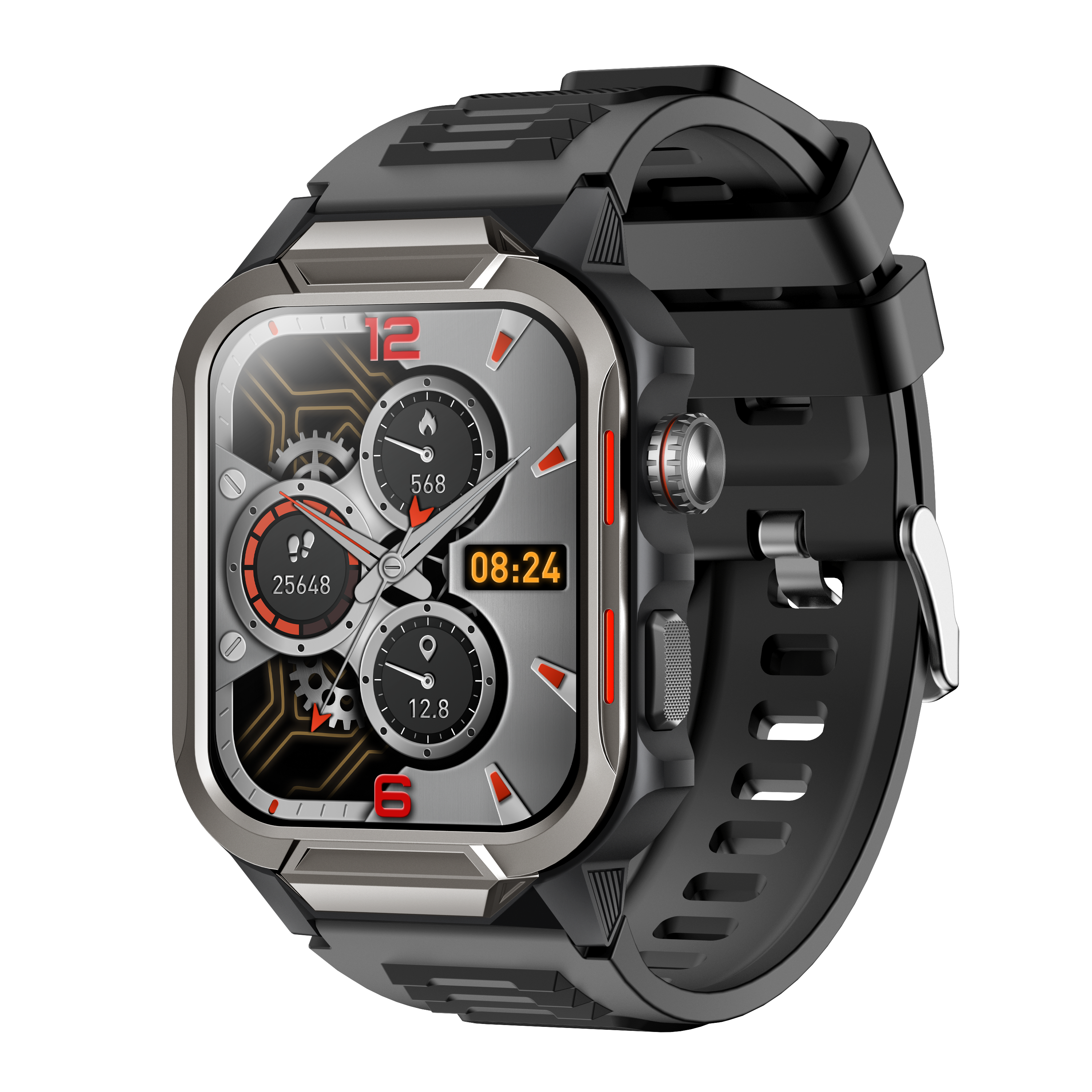 GTS9 Smart Watch – Rugged, Sport-Ready & Packed with Smart Features - Never Give Up Fit & Healthy