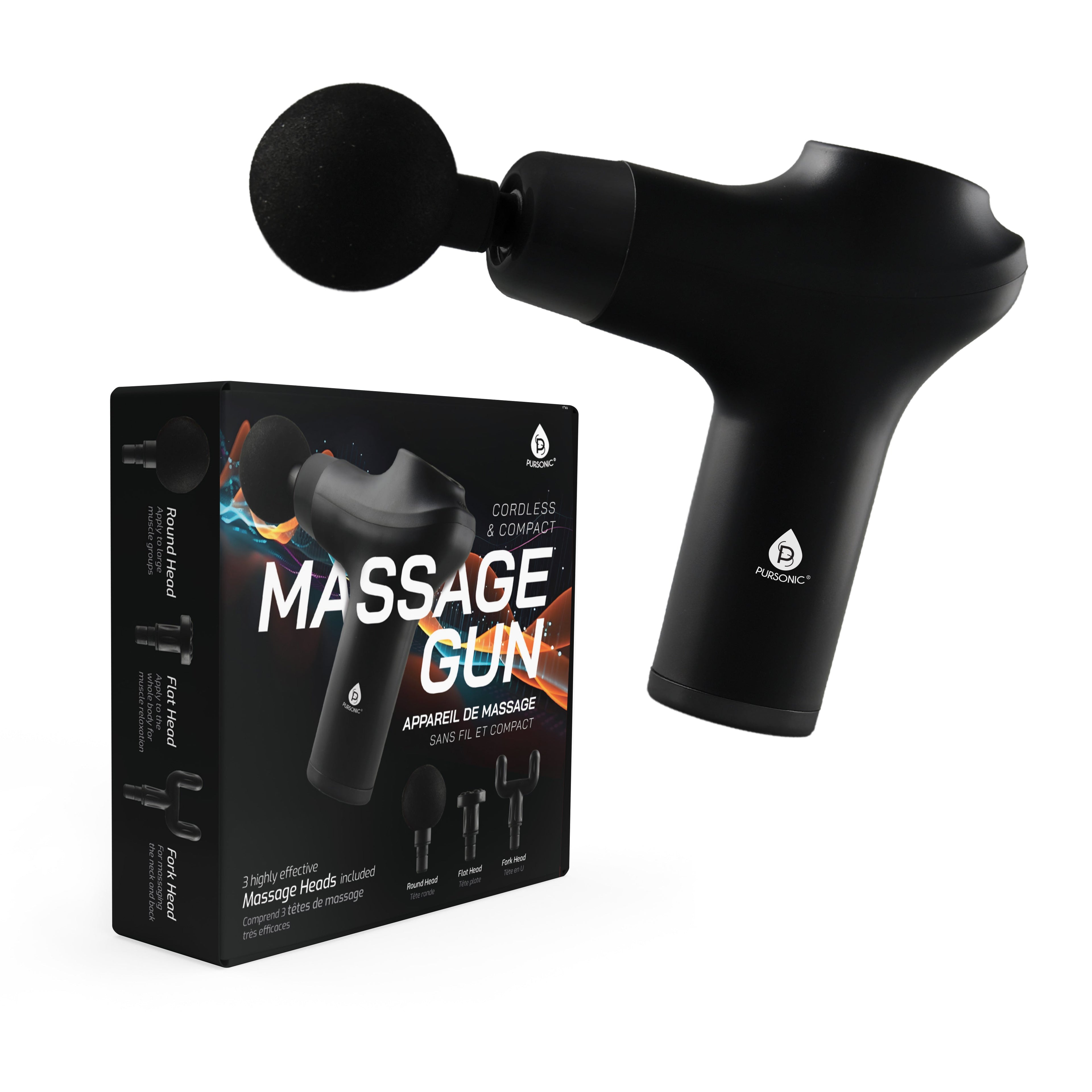 3 Speed Cordless & Rechargeable Professional Massage Gun - Never Give Up Fit & Healthy