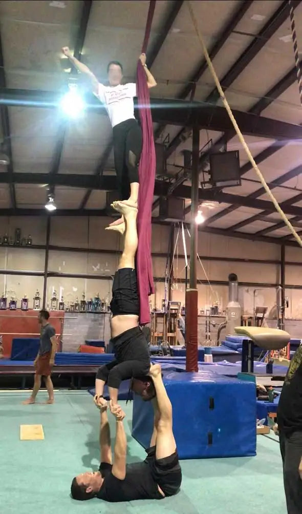 Yoga Aerial Silks Full Set for Home & Gym