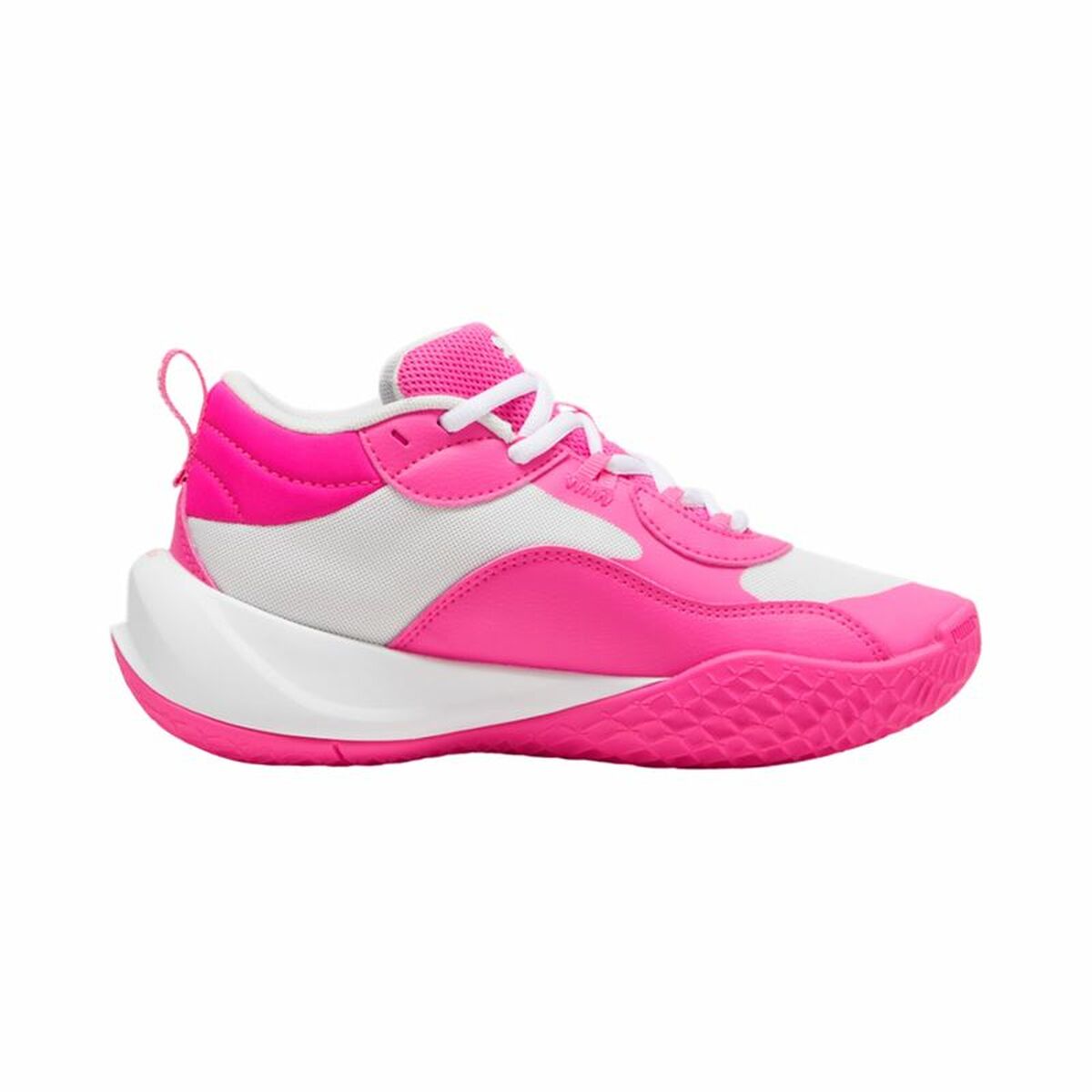 Puma Playmaker Pro Basketball Shoes – Fluorescent Pink | Lightweight, Breathable & Built for Young Athletes - Never Give Up Fit & Healthy