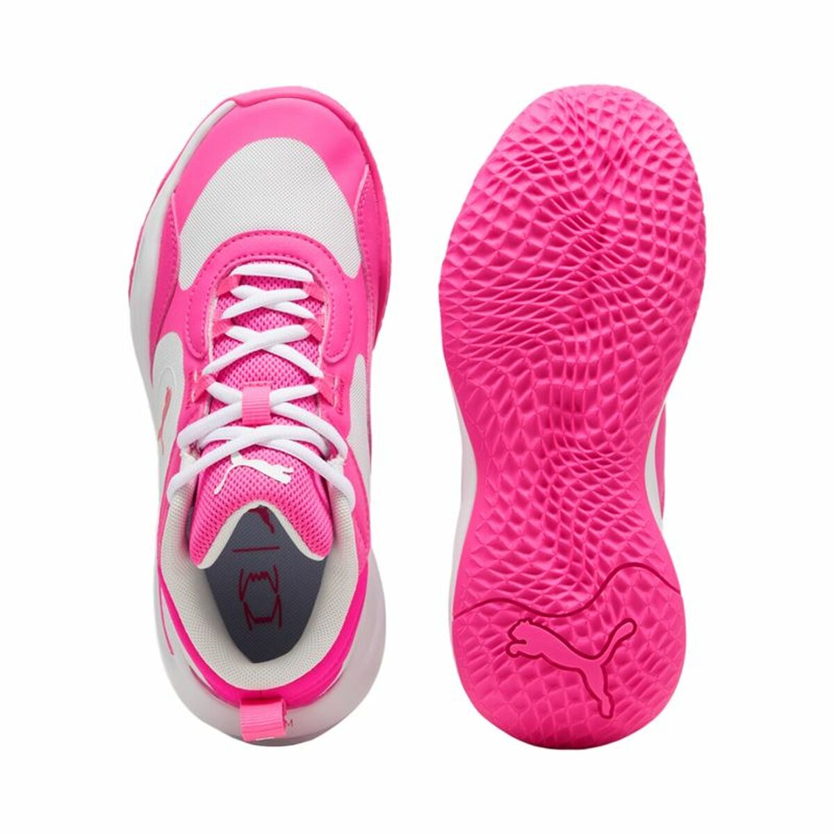 Puma Playmaker Pro Basketball Shoes – Fluorescent Pink | Lightweight, Breathable & Built for Young Athletes - Never Give Up Fit & Healthy