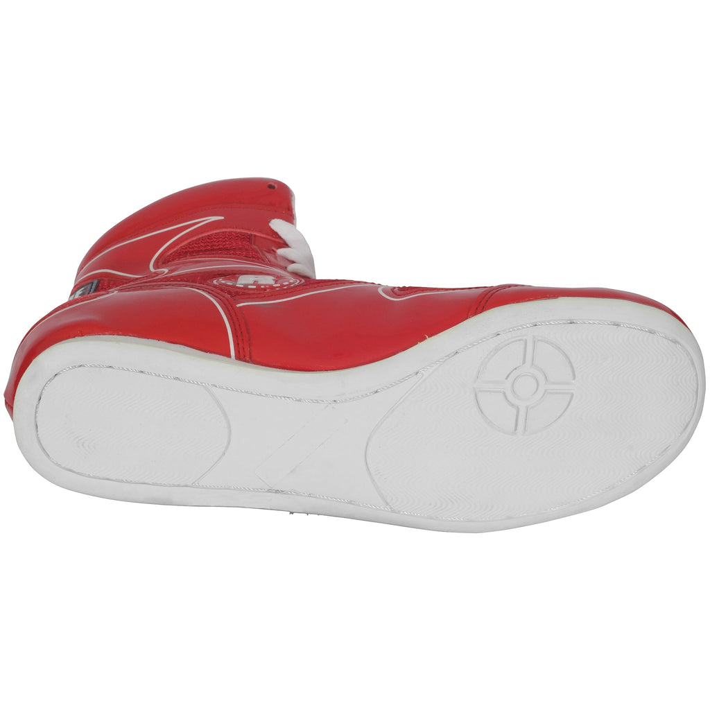 Ringside Diablo Boxing Shoes, Synthetic Leather Shoes for Men and Women, Lightweight, Low-Top Ankle Shoes for Boxing, Wrestling, Workout, Training, and Competition, Available in Different Sizes (2-13) - Never Give Up Fit & Healthy