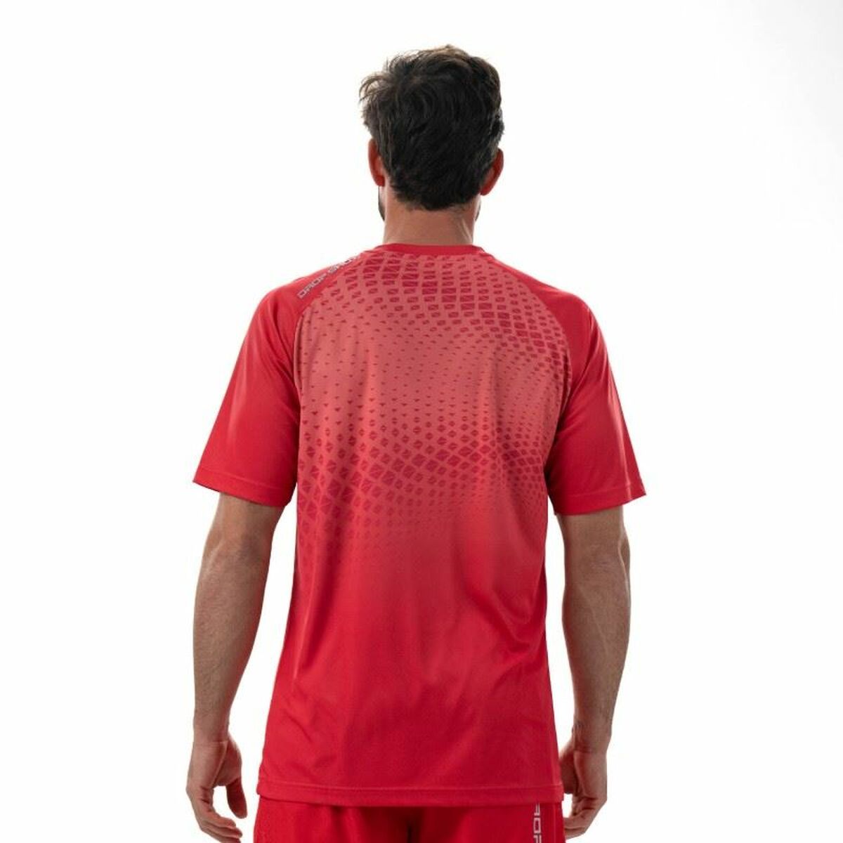 Men’s Short Sleeve T-Shirt Drop Shot Benara Orange Padel - Never Give Up Fit & Healthy