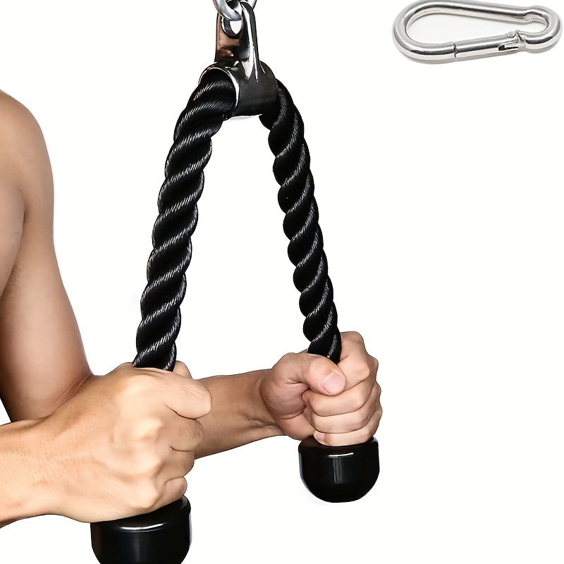 8-Piece Tricep Rope Set – Durable Nylon, Pulley-Compatible & Built for Upper Body Power - Never Give Up Fit & Healthy