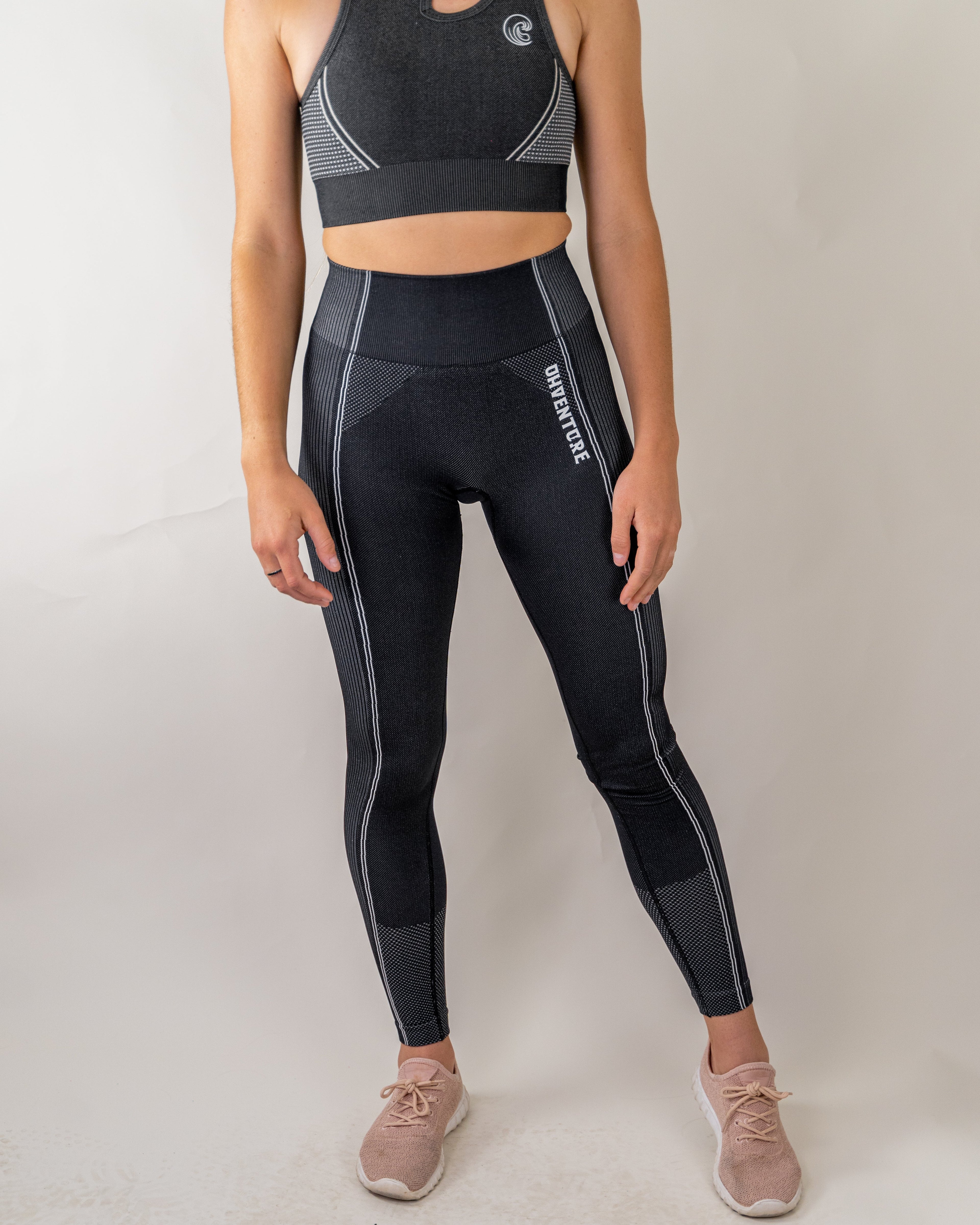 Women's Seamless Gym Leggings - Never Give Up Fit & Healthy