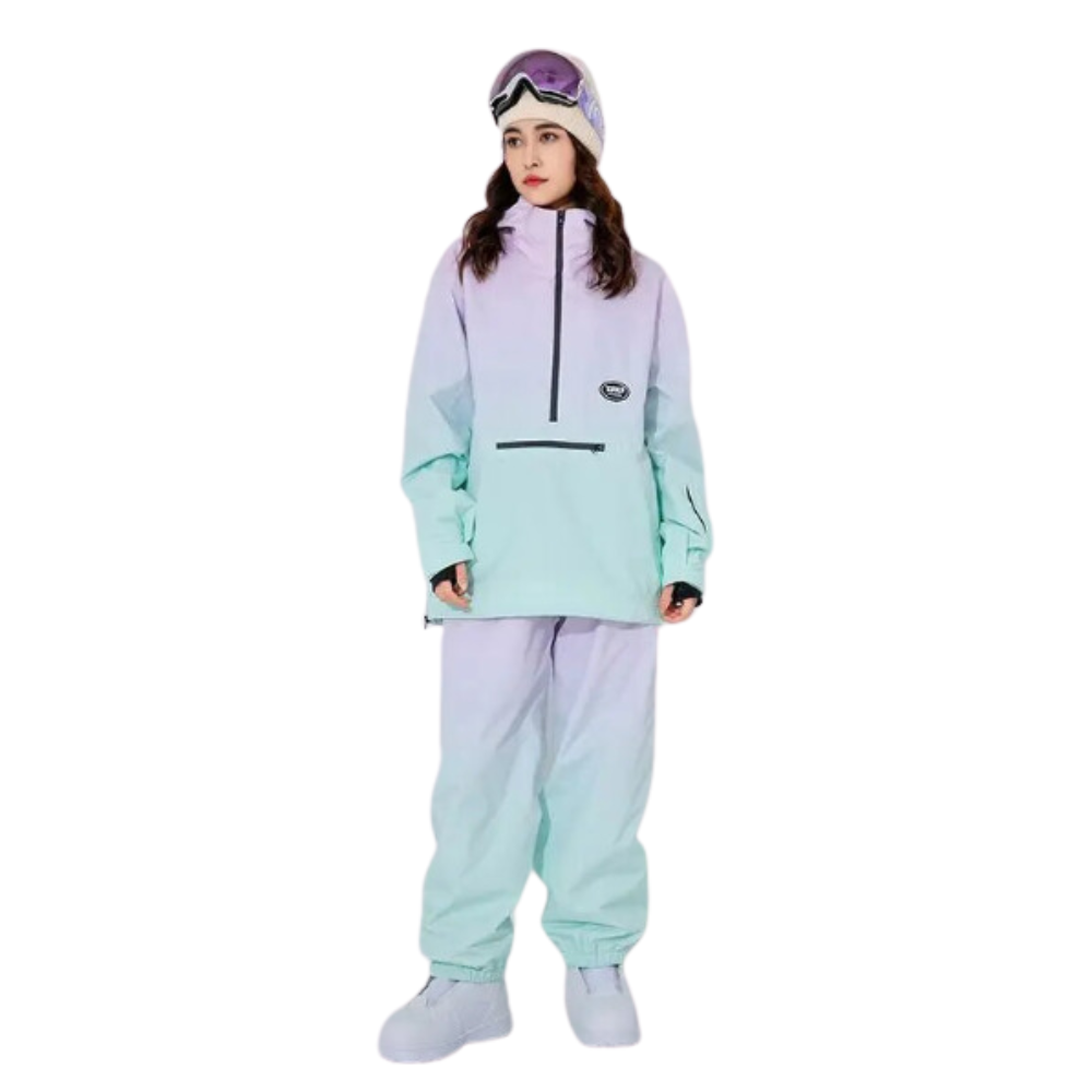 Waterproof Gradient Ski Suit – Warm Snowboard Suit - Never Give Up Fit & Healthy