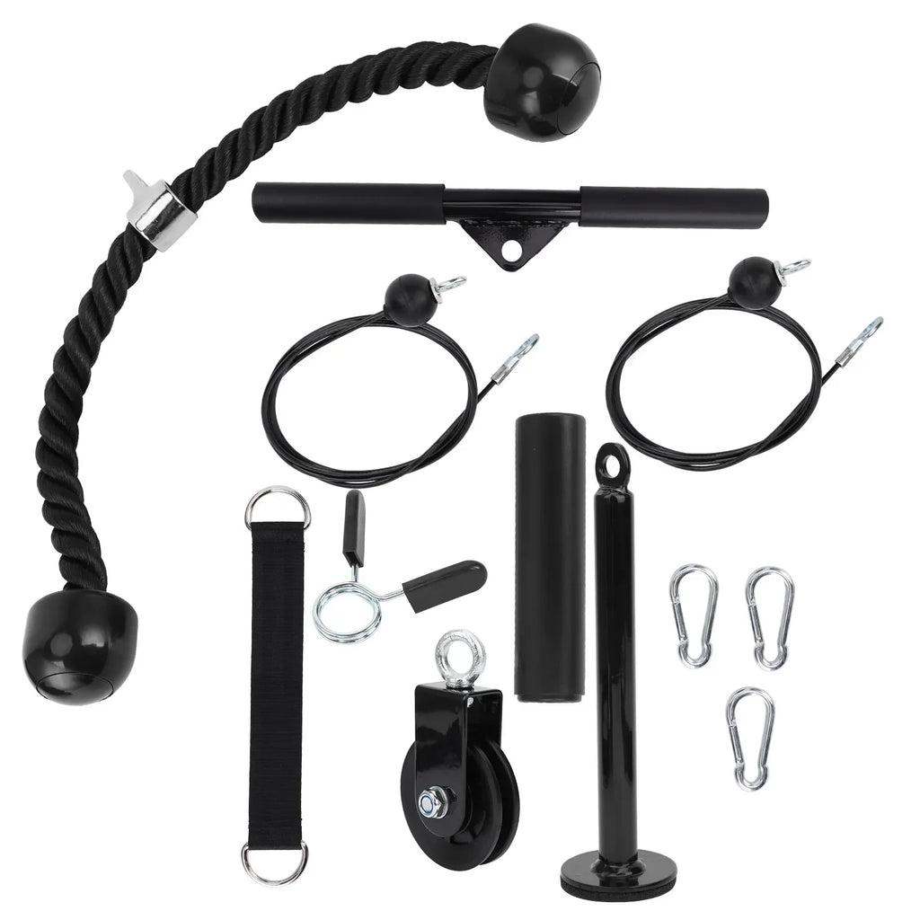 Fitness Pulley System for Home Gym Equipment - Never Give Up Fit & Healthy