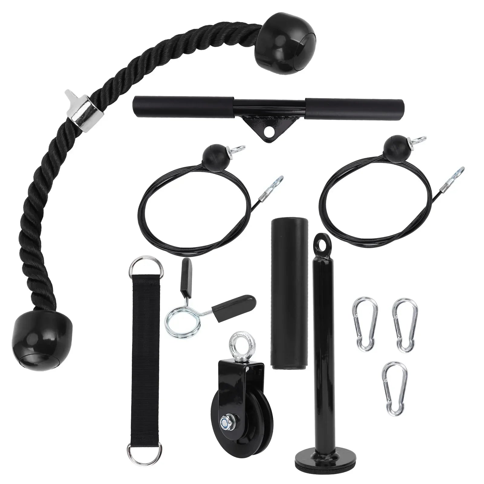 Fitness Pulley System for Home Gym Equipment - Never Give Up Fit & Healthy
