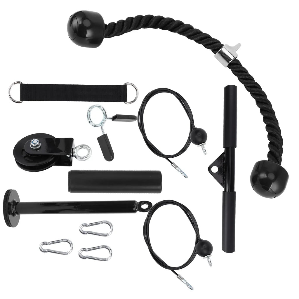 Fitness Pulley System for Home Gym Equipment - Never Give Up Fit & Healthy