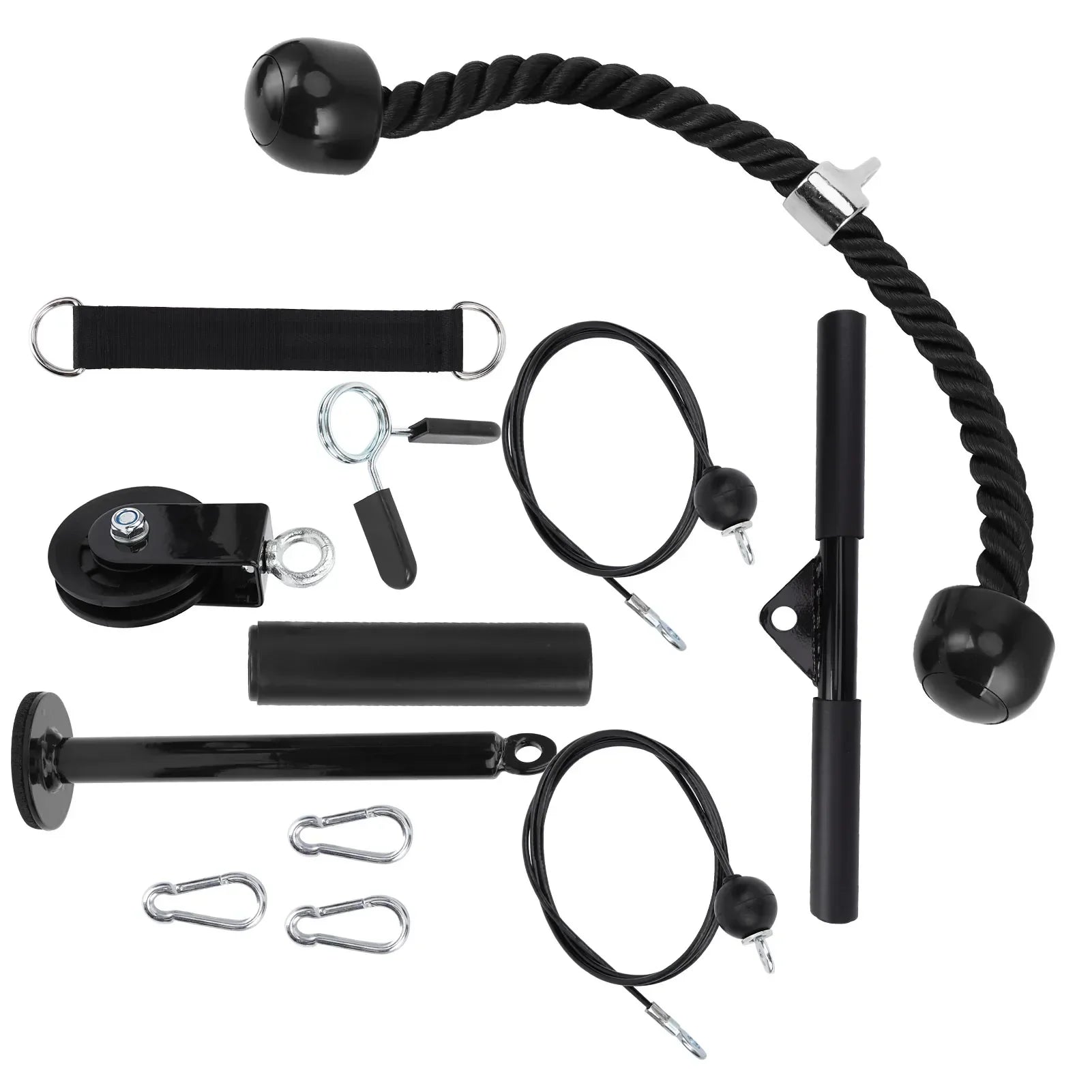 Fitness Pulley System for Home Gym Equipment - Never Give Up Fit & Healthy