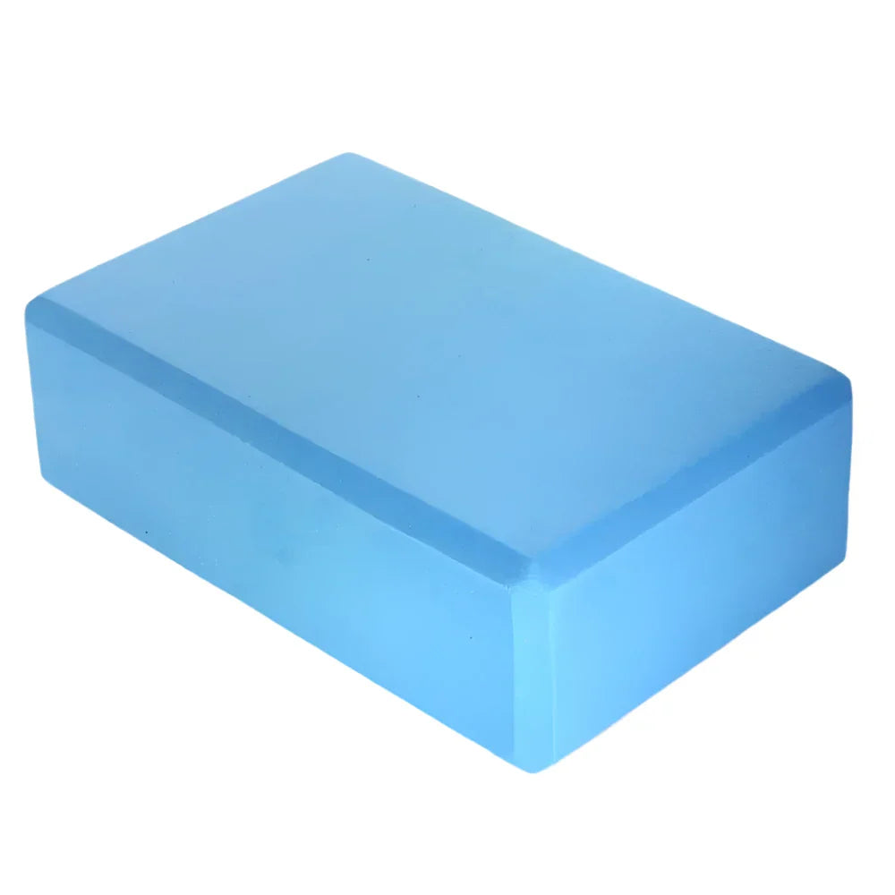 Foam Yoga Block for Home Gym (Blue) - Never Give Up Fit & Healthy
