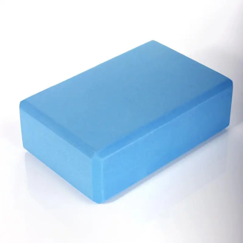 Foam Yoga Block for Home Gym (Blue) - Never Give Up Fit & Healthy