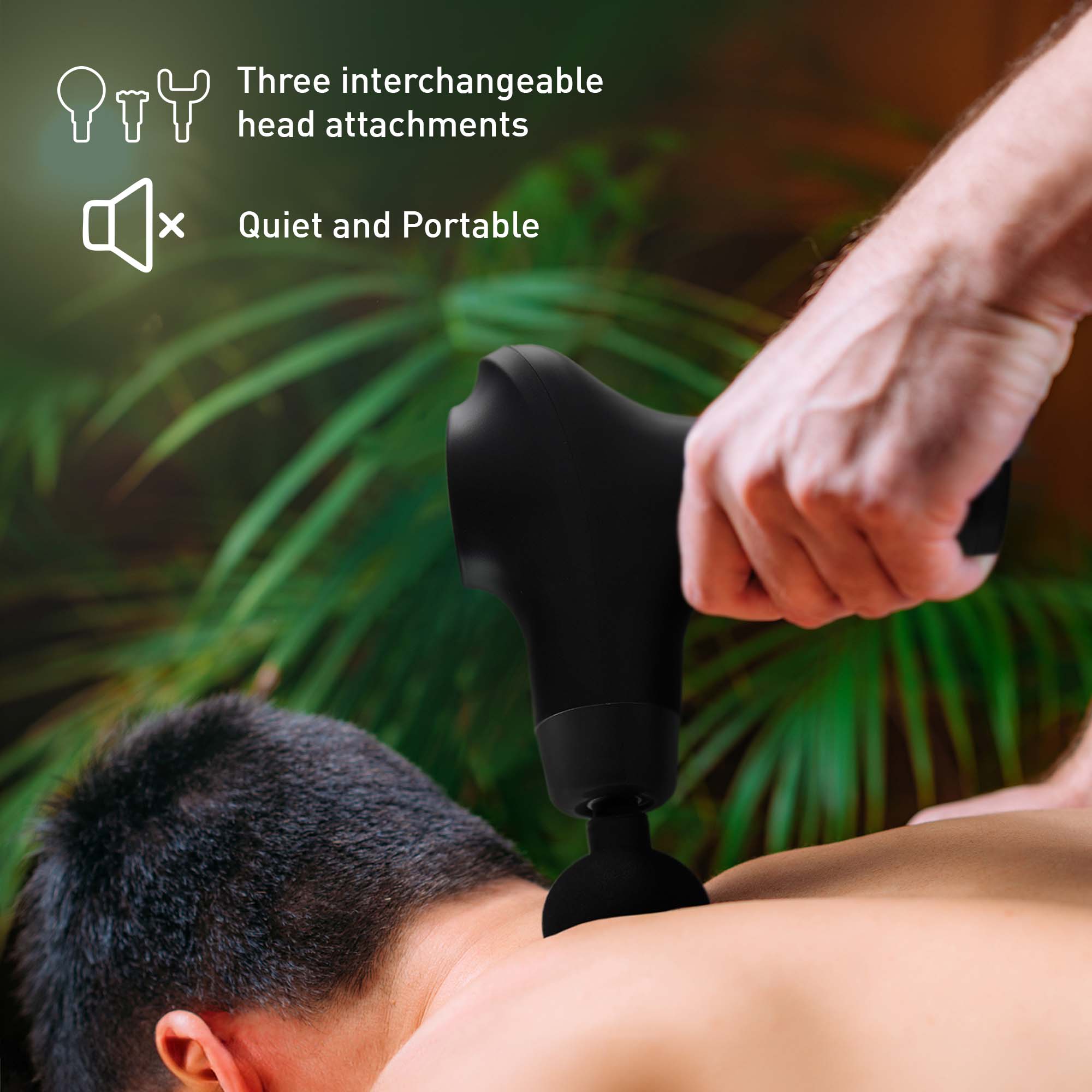 3 Speed Cordless & Rechargeable Professional Massage Gun - Never Give Up Fit & Healthy