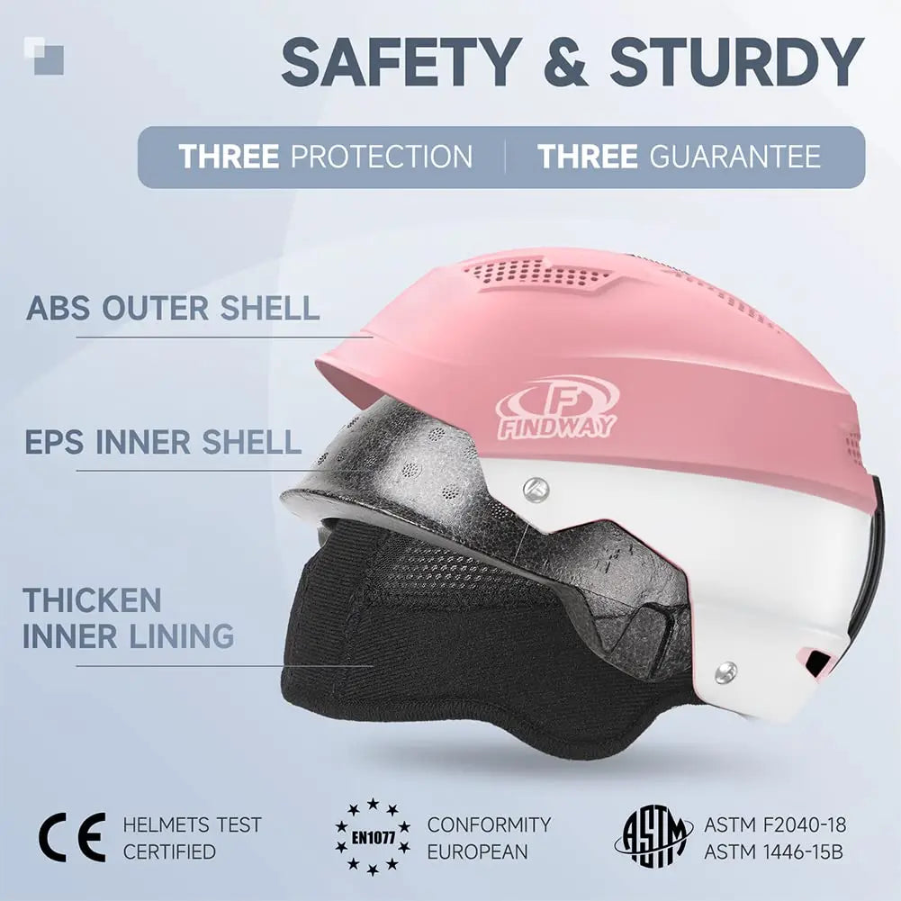 Ski Helmet Goggle Compatible Snowboard Helmet - Never Give Up Fit & Healthy