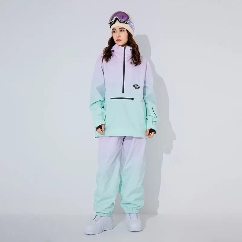 Waterproof Gradient Ski Suit – Warm Snowboard Suit - Never Give Up Fit & Healthy