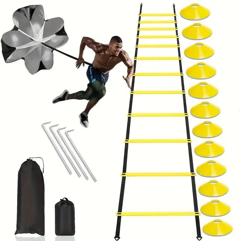 Professional Soccer Training Speed Parachute Set - Never Give Up Fit & Healthy