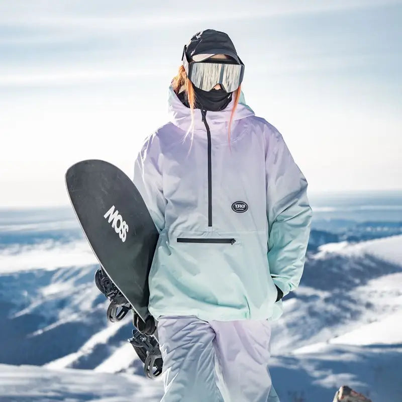 Waterproof Gradient Ski Suit – Warm Snowboard Suit - Never Give Up Fit & Healthy