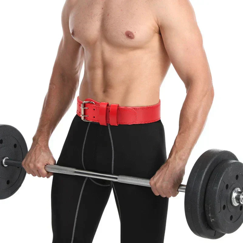 Gym Weight Lifting Belt for Powerlifting, Squats, and Bodybuilding - Never Give Up Fit & Healthy