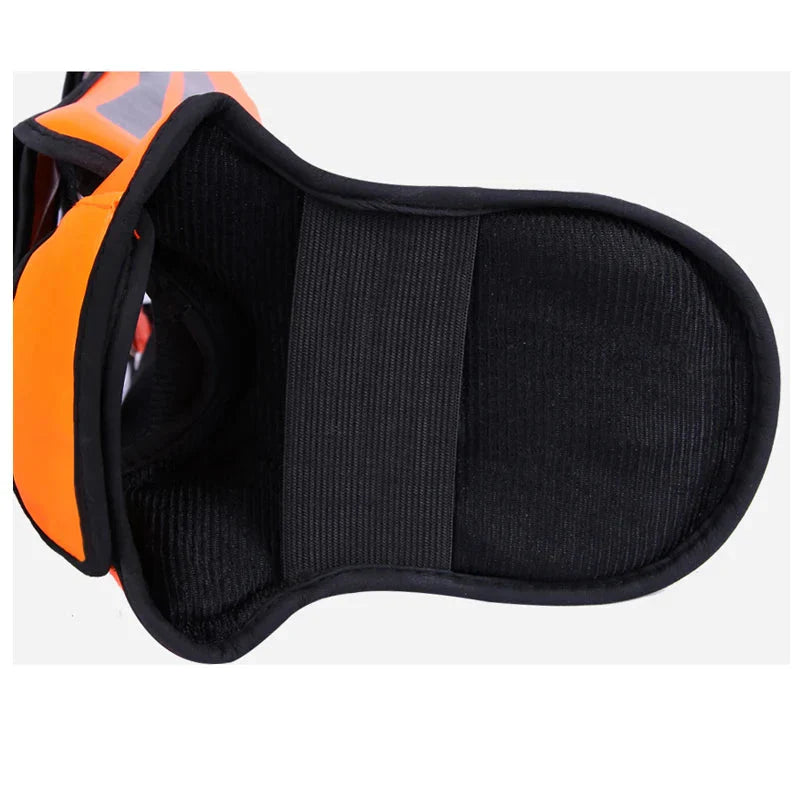 Mixed Martial Arts Shin Guards Protection Pads Orange - Never Give Up Fit & Healthy