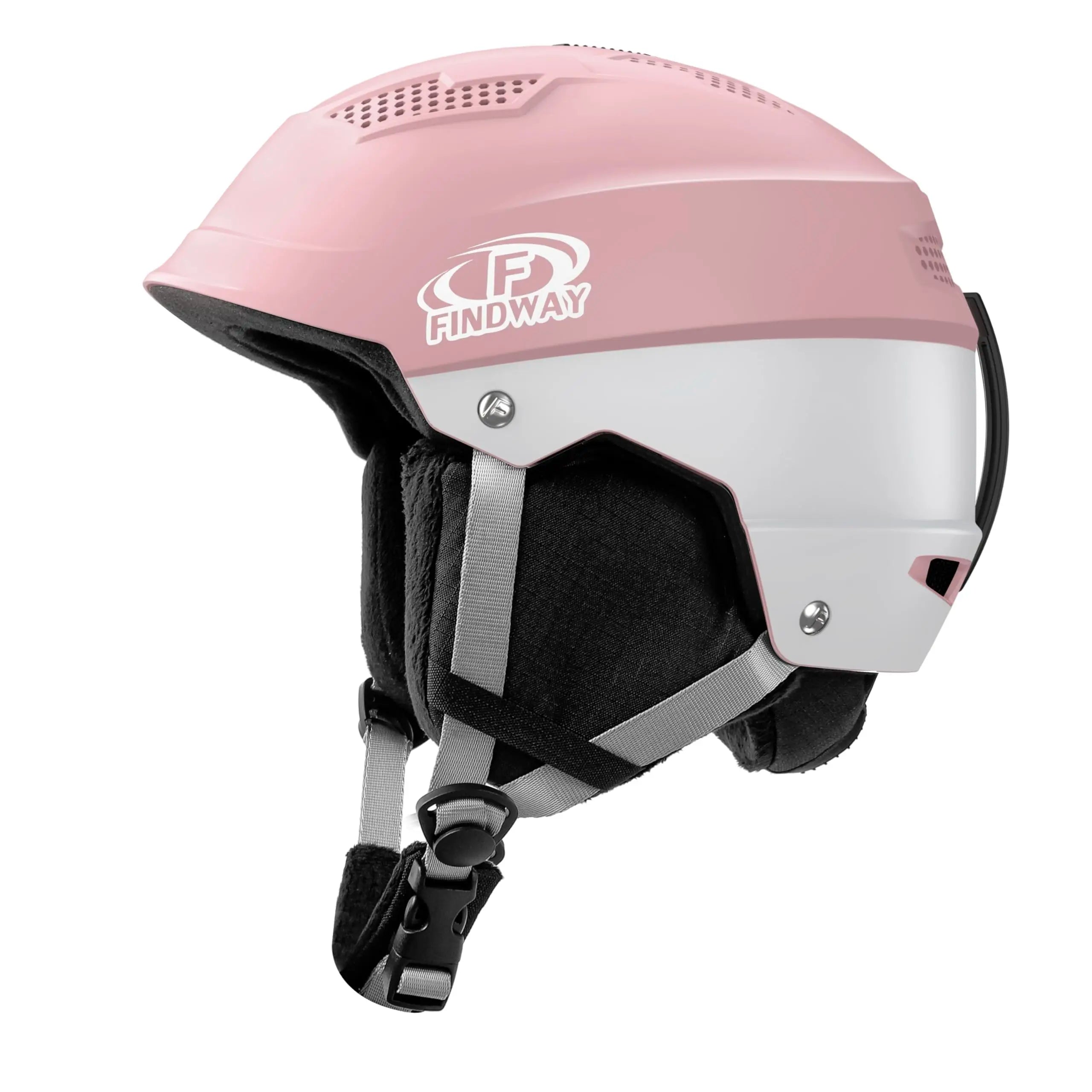 Ski Helmet Goggle Compatible Snowboard Helmet - Never Give Up Fit & Healthy