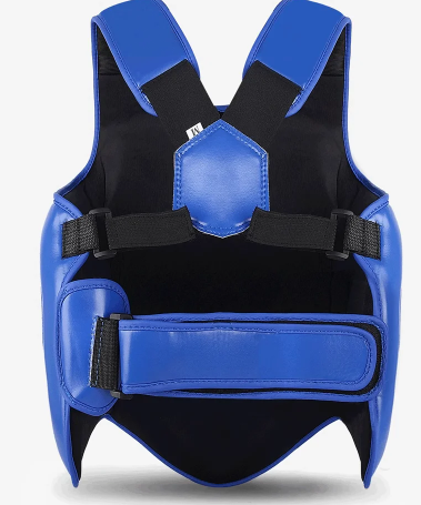 Kids Martial Arts Chest Guard Vest for MMA - Never Give Up Fit & Healthy