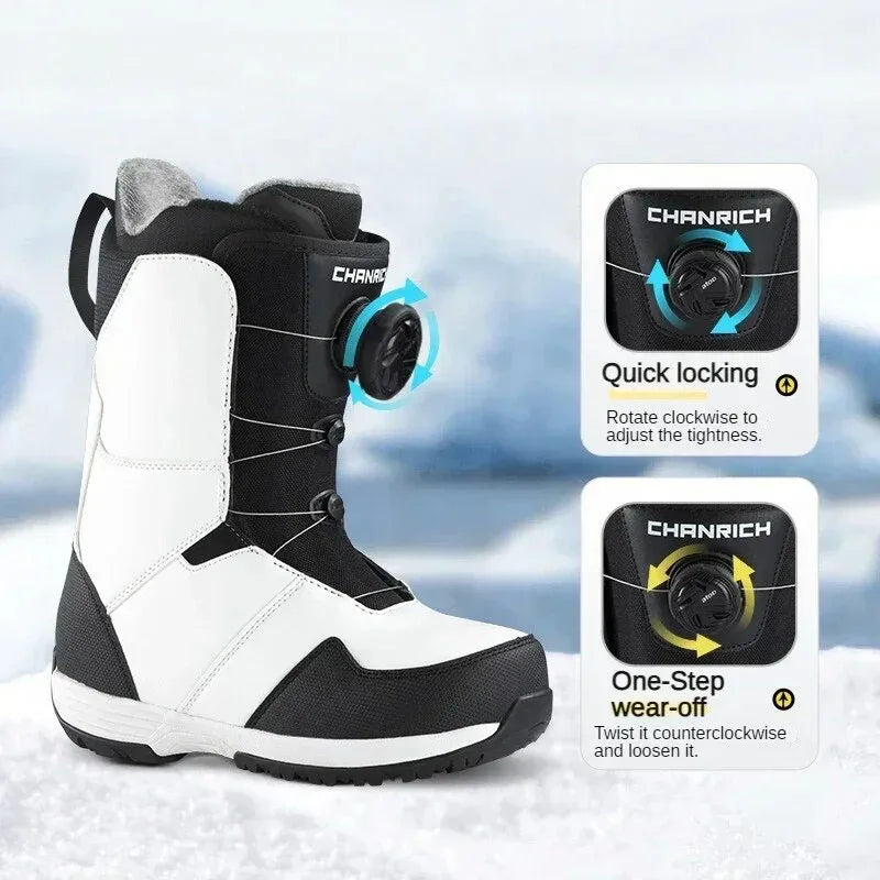 New Outdoor Ski Shoes Adult Winter Warm Ventilate Skiing Shoes - Never Give Up Fit & Healthy