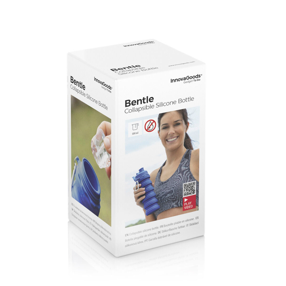 Silicone Collapsible Bottle Bentle InnovaGoods - Never Give Up Fit & Healthy