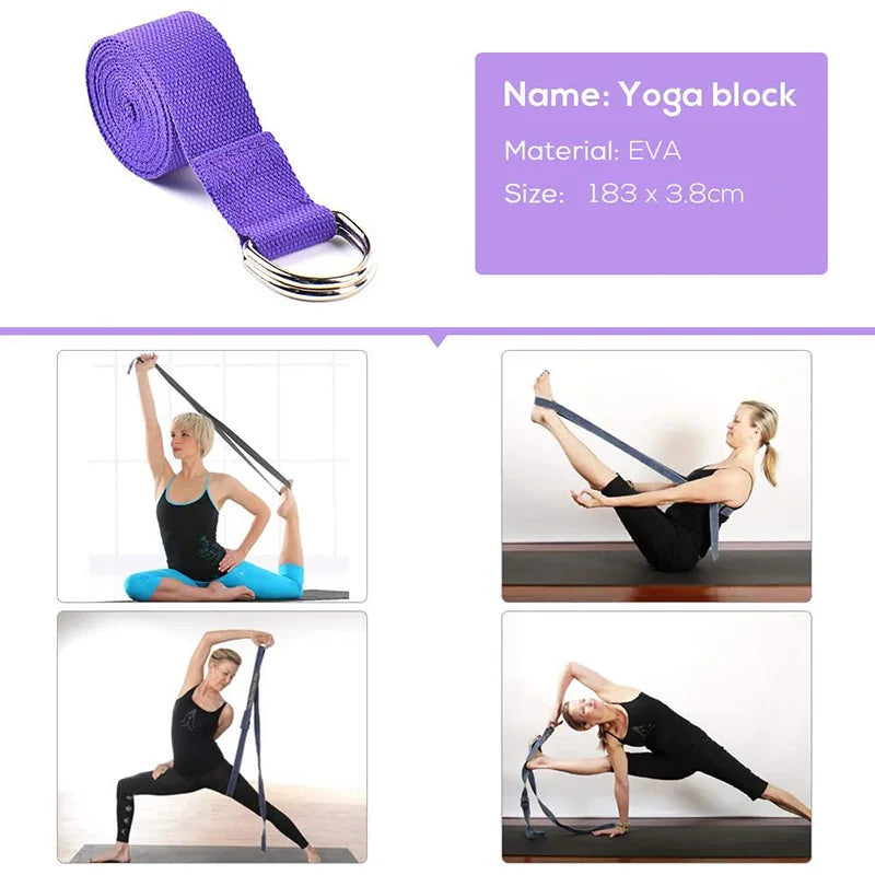 5-Piece Yoga Starter Kit – Complete Set for Flexibility, Strength & Recovery - Never Give Up Fit & Healthy