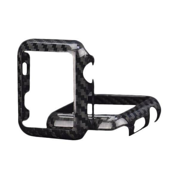 Real Twill Carbon Fiber Apple Watch Case – Ultra-Light, Sleek & Impact-Ready - Never Give Up Fit & Healthy