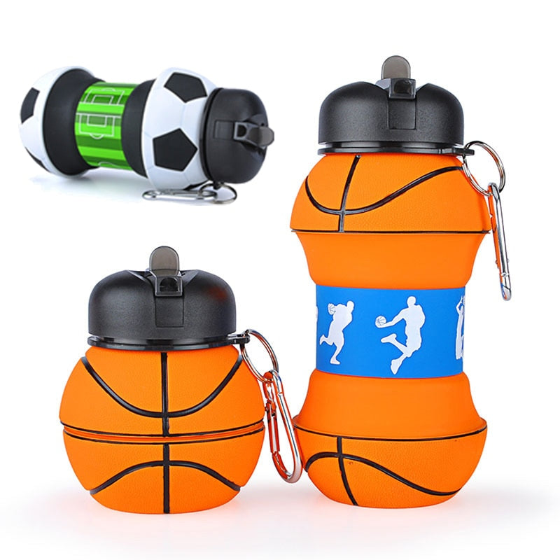 Foldable Sports Water Bottle – Leakproof, Portable & Eco-Friendly - Never Give Up Fit & Healthy